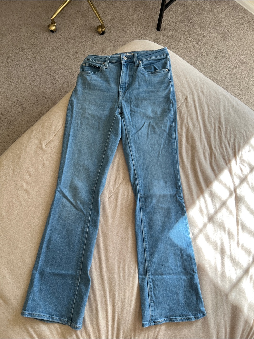 Levi's Light Blue Flare Jeans